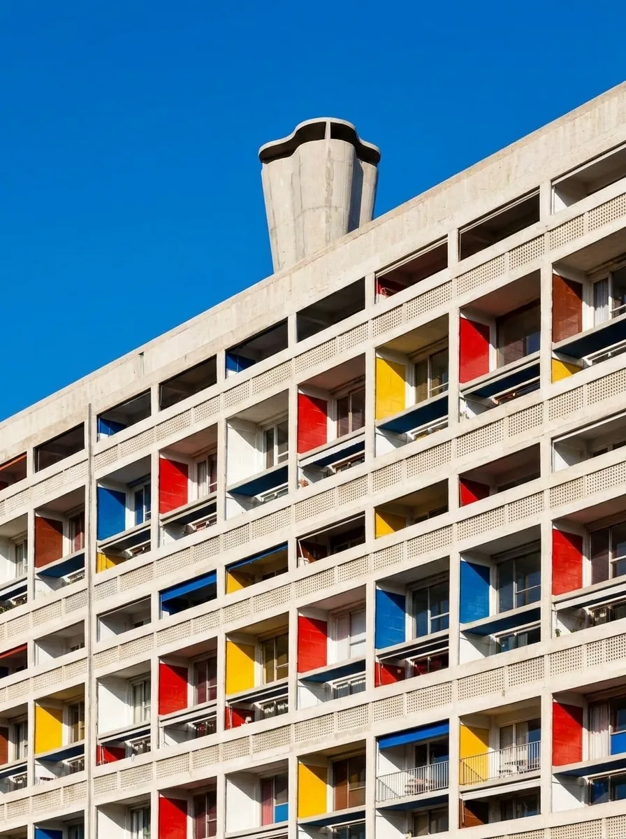Unité d'Habitation in Marseille built on the Modulor scale